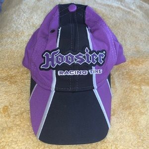 *Like New!* Purple & Black Hoosier Racing Tire Baseball Hat